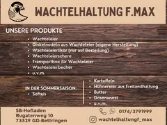 SB-Hofladen Wachtelhaltung Max